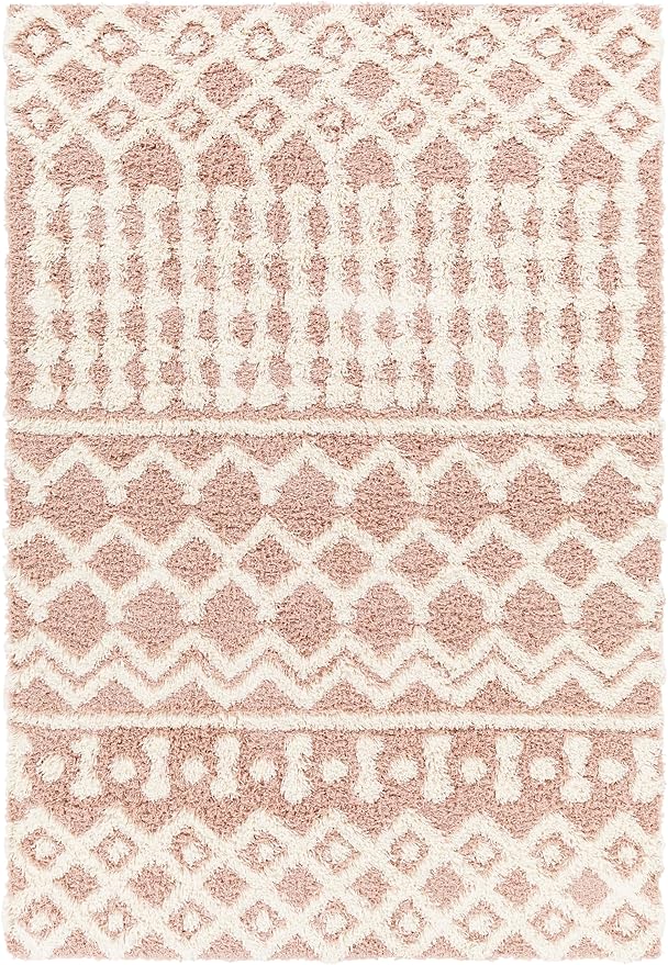 Carter Shag Area Rug Carpet for Living Room Bedroom or Kitchen