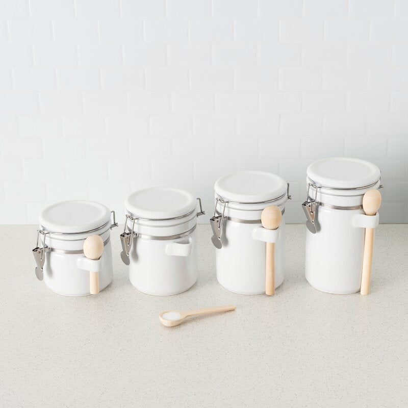 Cringle 4 Pcs Kitchen Canister Set