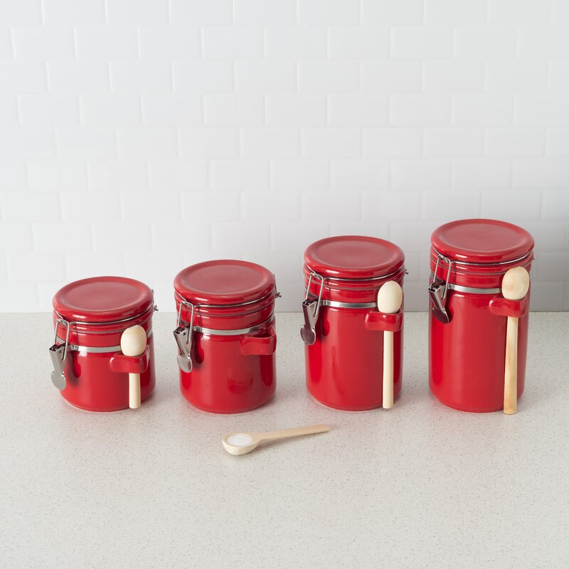Cringle 4 Pcs Kitchen Canister Set