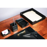 Milesverse Leather 6 Piece Desk Organizer Set