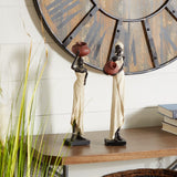 Tuzerde 2 Piece Polystone African Woman Figurine Set