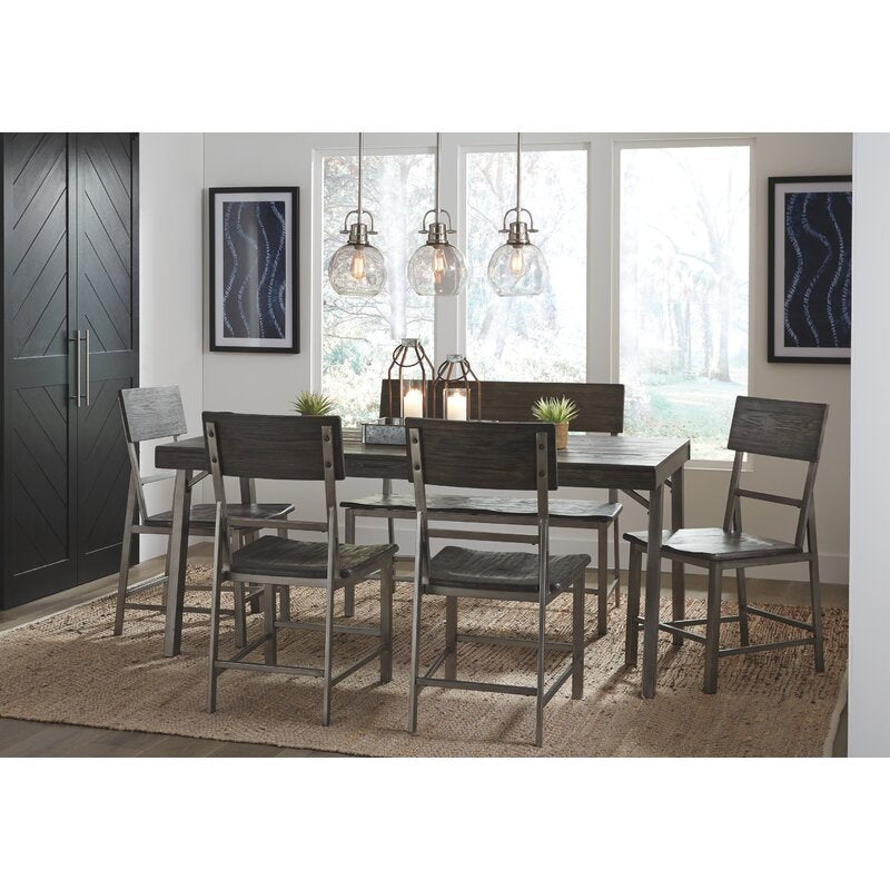 Rigia 2 Piece Gray/Brown Metal Lantern Candle Holder Set