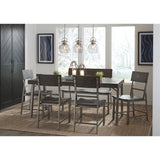 Rigia 2 Piece Gray/Brown Metal Lantern Candle Holder Set