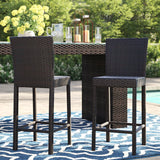 Rigia 2 Piece Gray/Brown Metal Lantern Candle Holder Set