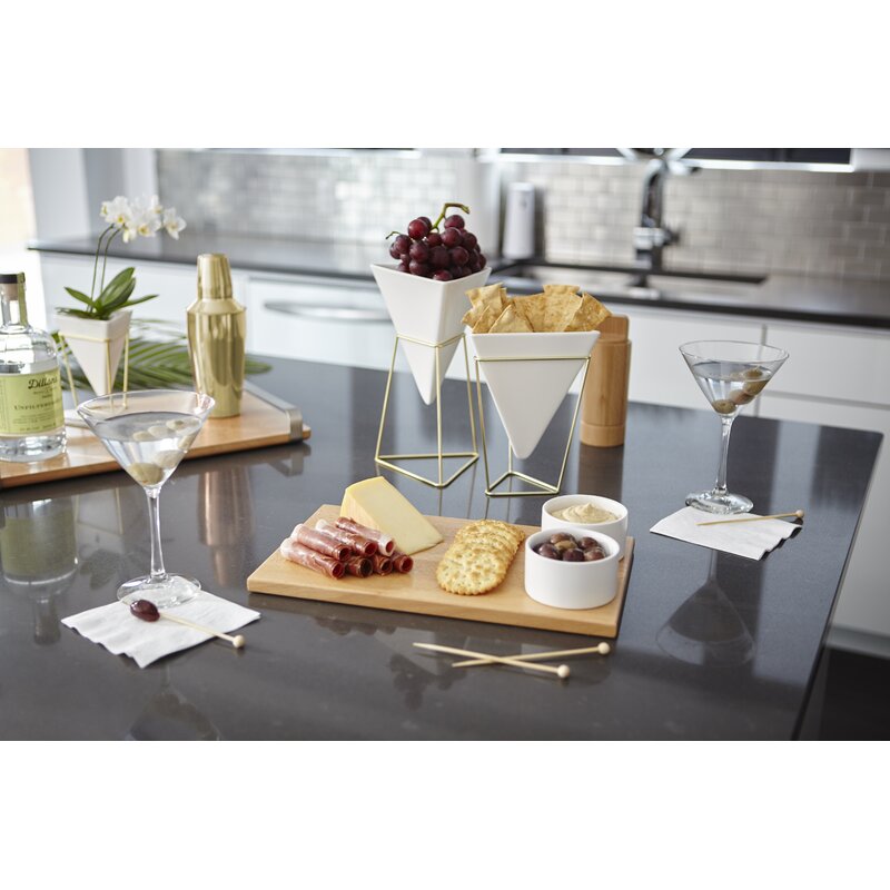 Sardes 2 Piece Indoor / Outdoor Porcelain Table Vase Set