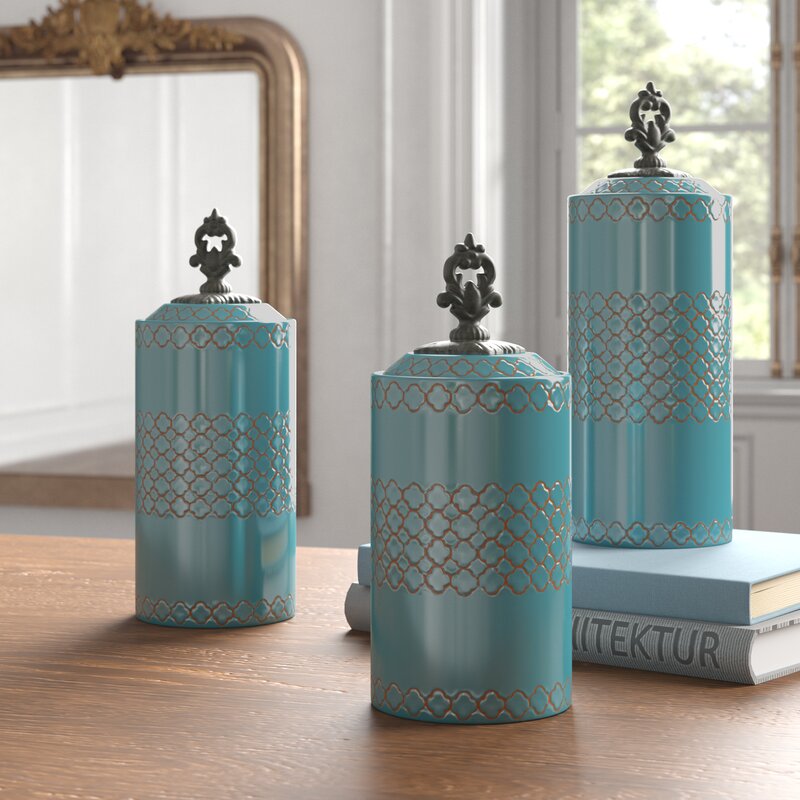 Tamar 3 Pcs Kitchen Canister Set
