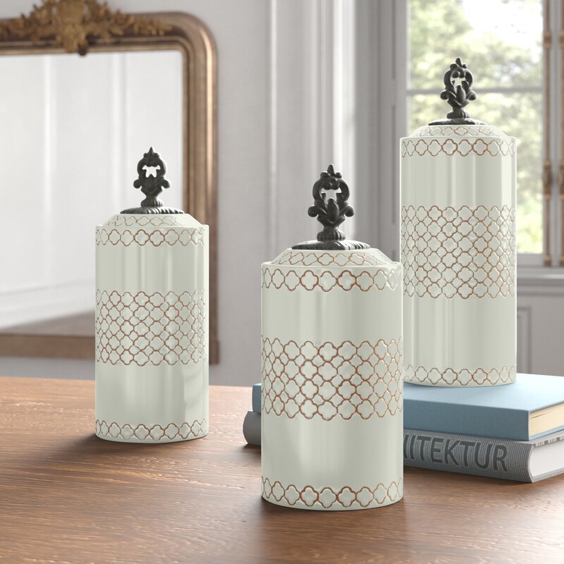 Tamar 3 Pcs Kitchen Canister Set