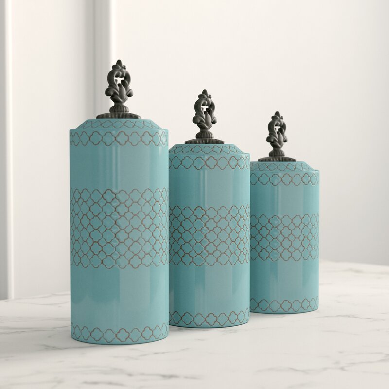 Tamar 3 Pcs Kitchen Canister Set