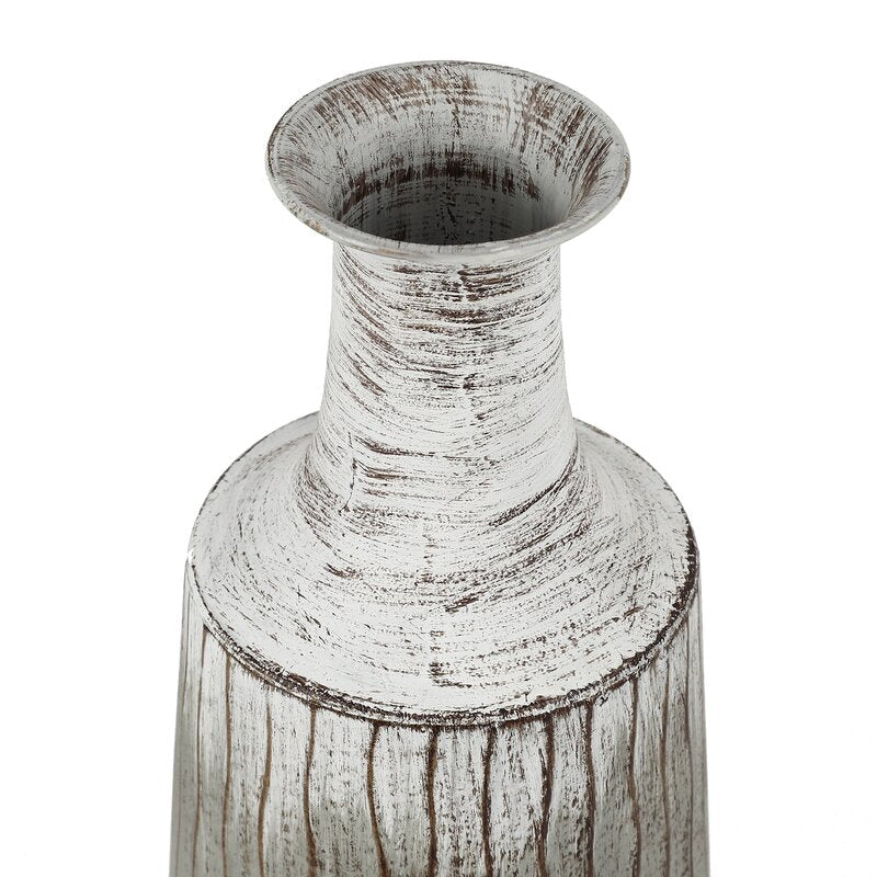 Obelisk 3 Piece Metal Floor Vase Set