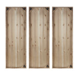 Buand 3 Piece Abstract Wood Wall Decor Set