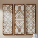 Buand 3 Piece Abstract Wood Wall Decor Set