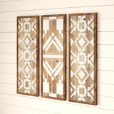 Buand 3 Piece Abstract Wood Wall Decor Set