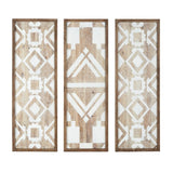 Buand 3 Piece Abstract Wood Wall Decor Set