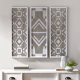 Buand 3 Piece Abstract Wood Wall Decor Set