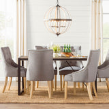 Southmo 3 Piece Wood Tabletop Candlestick Set