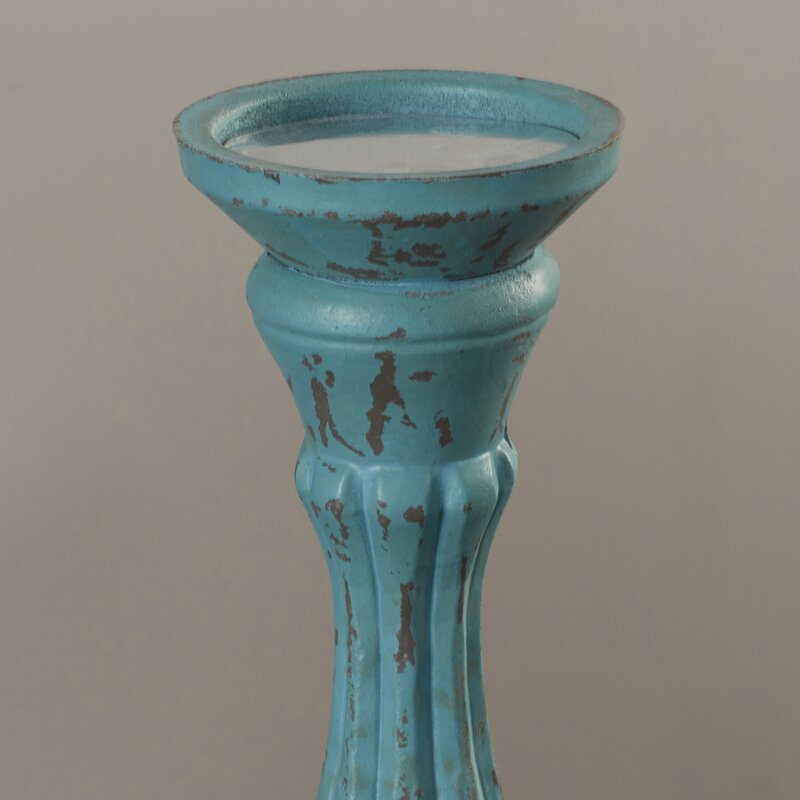 Lyalne 3 Piece Wood Tabletop Candlestick Set