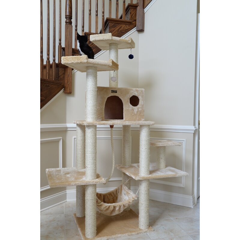 Valatieri 72" Real Wood Cat Tree