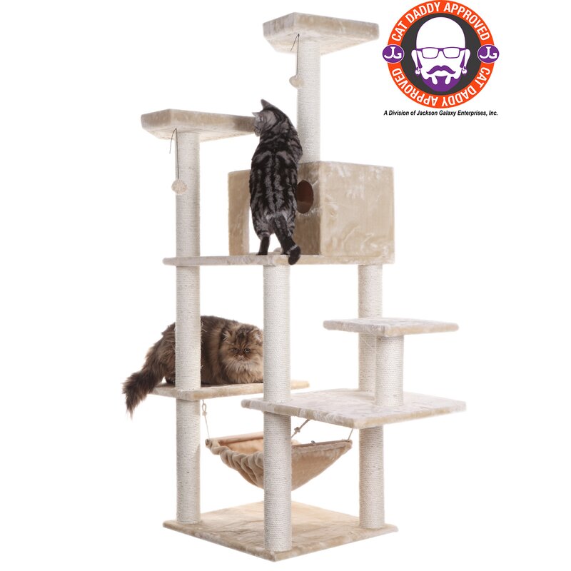 Valatieri 72" Real Wood Cat Tree