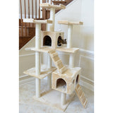 Giovanni 74" Real Wood Cat Tree