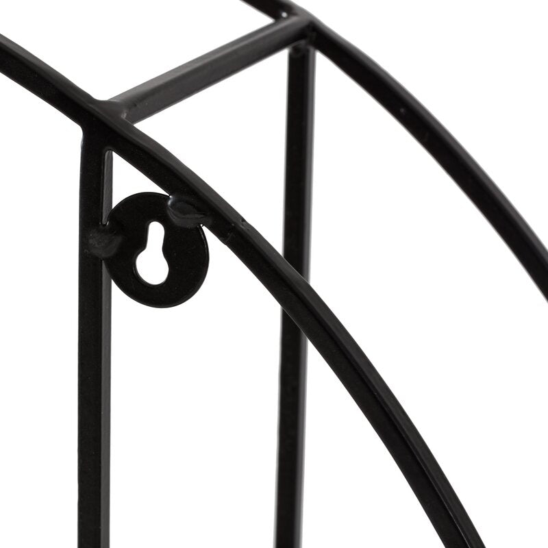 Mamoni 3 Piece Mango Wood Circle Accent Shelf