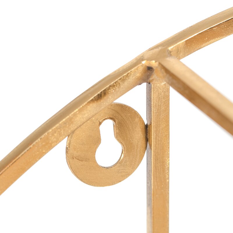 Mamoni 3 Piece Mango Wood Circle Accent Shelf