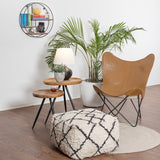 Mamoni 3 Piece Mango Wood Circle Accent Shelf