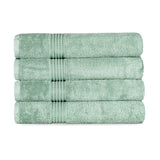 Anamarie Egyptian-Quality Cotton Same-Size Bath Towel Set (Set of 4)