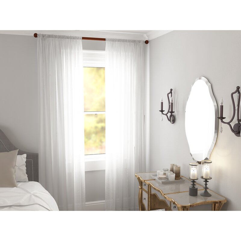 Catriny Oval Vertical Beveled Frameless Mirror