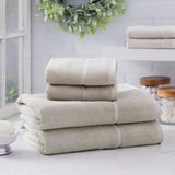 Luciana Luxury Textured 6 Piece Turkish Cotton Bath Towel Set