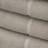 Luciana Luxury Textured 6 Piece Turkish Cotton Bath Towel Set