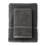 Luciana Luxury Textured 6 Piece Turkish Cotton Bath Towel Set