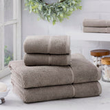 Luciana Luxury Textured 6 Piece Turkish Cotton Bath Towel Set