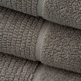 Luciana Luxury Textured 6 Piece Turkish Cotton Bath Towel Set