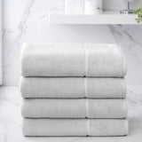 Luciana Luxury Textured 6 Piece Turkish Cotton Bath Towel Set