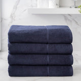 Luciana Luxury Textured 6 Piece Turkish Cotton Bath Towel Set