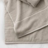 Luciana Luxury Textured 6 Piece Turkish Cotton Bath Towel Set