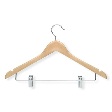 Thornbury 12 Pcs Basic Suit Wood Hanger for Suit/Coat