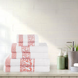 Rankin 6 Piece Classic 100% Cotton Multi-Size Towel Set