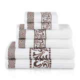 Rankin 6 Piece Classic 100% Cotton Multi-Size Towel Set