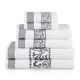Rankin 6 Piece Classic 100% Cotton Multi-Size Towel Set