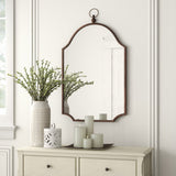 Runo Antique Bronze Vertical Accent Mirror