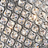 ShinyDay Light Shaded Drum Chandelier with Crystal Accents