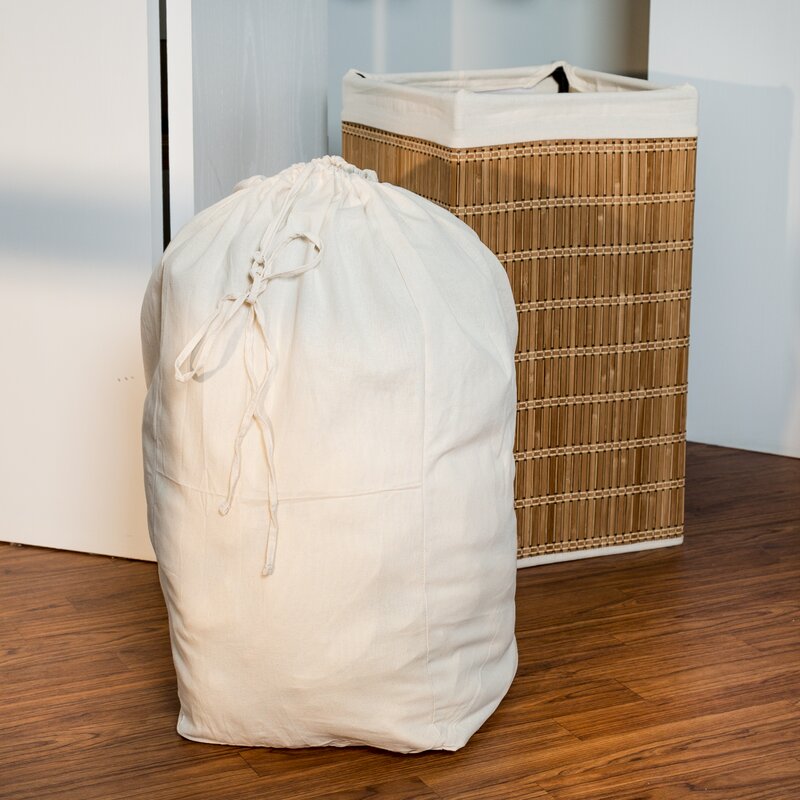 Zilmiof Bamboo Laundry Hamper