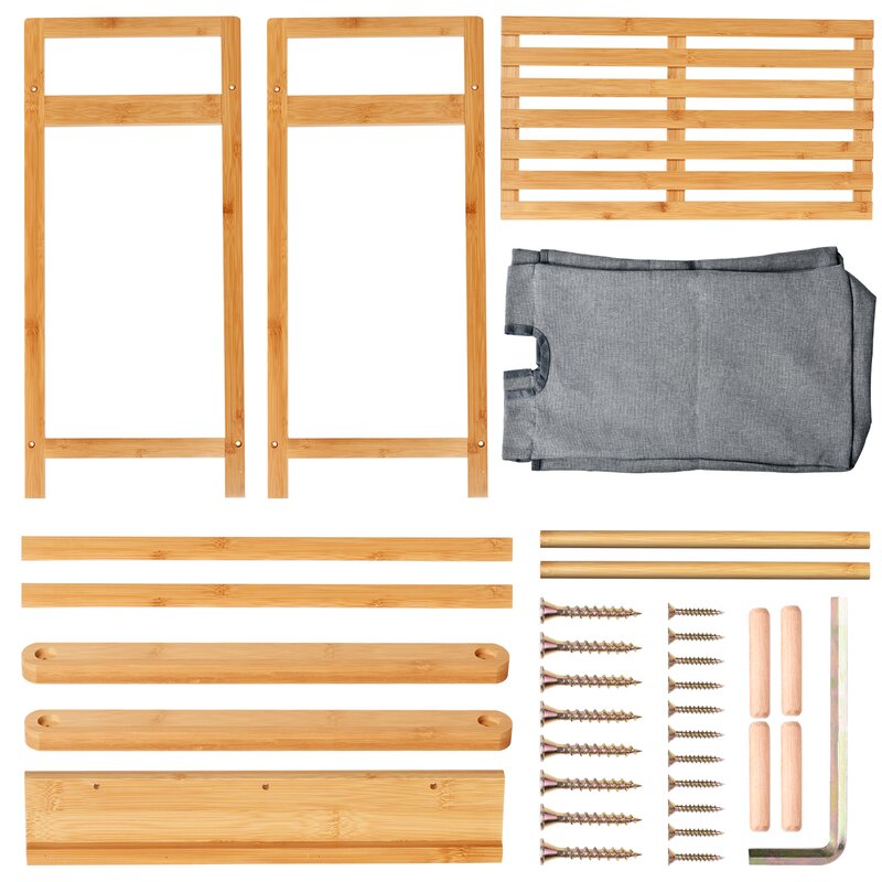 Lania Bamboo Laundry Hamper