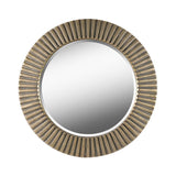 Cozstan Eclectic Round Novelty Beveled Accent Mirror