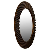 Cozstan Eclectic Round Novelty Beveled Accent Mirror