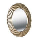 Cozstan Eclectic Round Novelty Beveled Accent Mirror
