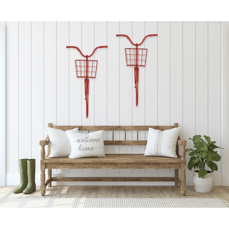 Rodosto Metal Bike Wall Decor