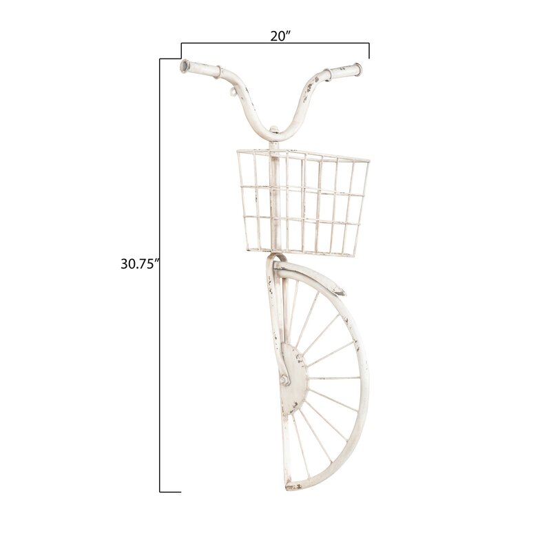 Rodosto Metal Bike Wall Decor