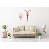 Rodosto Metal Bike Wall Decor
